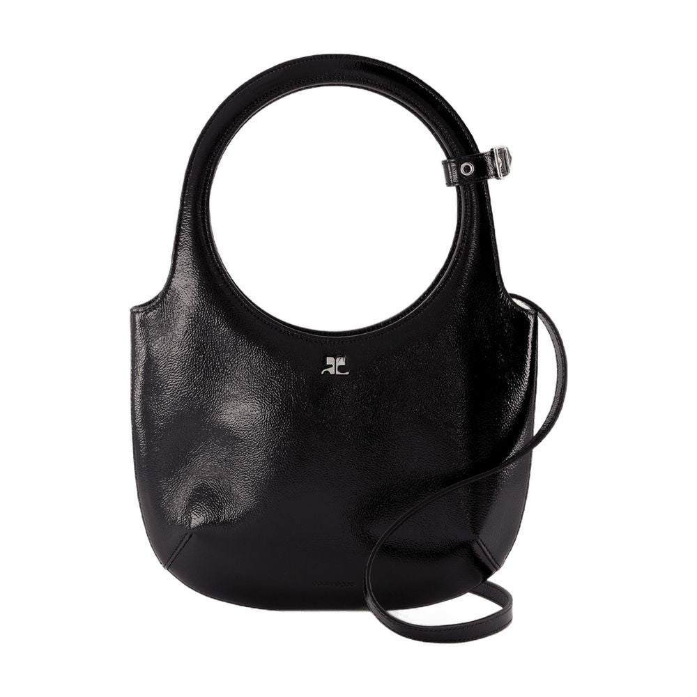 Holy Purse Courreges Leather Black