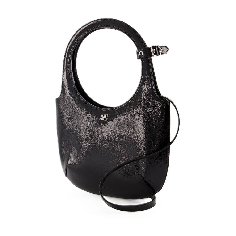 Holy Purse Courreges Leather Black
