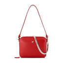 Purse de nube encadenado Courreges Leather Red