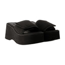 Scuba Wave Sandals Courreges Polyester Black