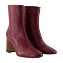 Claudia Ankle Boots Rouje Leather Burgundy
