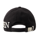 Oversize Cap Alexander Mcqueen Cotton Black