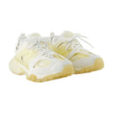 Volg heldere enige sneakers in witte crème