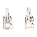 Cadena b Xs Earp Earring Balenciaga Slick Plata