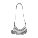 Cagole Shoulder Xs Bag Balenciaga Silver Leather