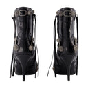 Cagole H90 Ankle Boots Balenciaga Leather Black