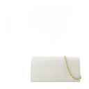 محفظة على سلسلة Patou Leather White