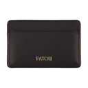 Support de carte jp patou en cuir noir