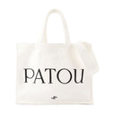 Grand sac à guichet patou coton blanc
