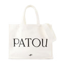 Grand sac à guichet patou coton blanc