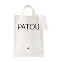 Lodret shopper taske patou bomuld hvid