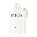 Lodret shopper taske patou bomuld hvid