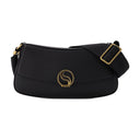 S Wave Small Hobo Bag Stella Mccartney Black Leather Vegan