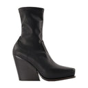Cowboy Boots In Black Synthetic Leather