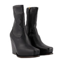Cowboy Boots In Black Synthetic Leather