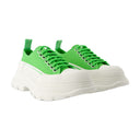 Sneakers Slick Slick Alexander McQueen Green / White Leather