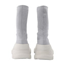 Treban Slick Sneakers i silver och vitt tyg