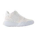 Nieuwe hof sneakers in wit en zilverleer