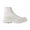 Tread Slick Sneakers Alexander McQueen White Leather