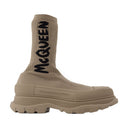 Bottes de chaussette en beige