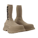 Bottes de chaussette en beige