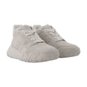 Sneaker High In Beige Leather