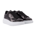 Oversize Sneakers In Black Leather