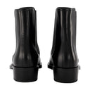 Boxcar Boots In Black/Silver Leather