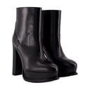 Enkelschoenen Alexander McQueen leer zwart