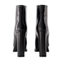 Boots de la cheville 120 mm Alexander McQueen Leather noir