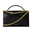 Medium Skull Crossbody Alexander Mc Queen Leather Black