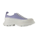 Tread Slick Sneakers Alexander Mcqueen Lilac/White Leather