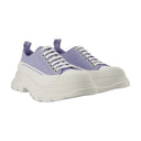 Tread Slick Sneakers Alexander Mcqueen Lilac/White Leather