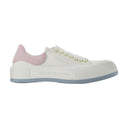 Sneakers surdimensionnés Alexander McQueen White / Rose Cuir