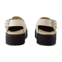 Overdize flade sko Alexander McQueen multi læder