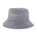 Tonal Graffiti Bucket Hat Alexander Mcqueen Synthetic Grey