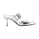 Punk Buckle Pumps Alexander Mcqueen Grey Leather