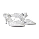Punk Buckle Pumps Alexander Mcqueen Grey Leather