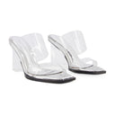 Sandales Alexander McQueen Cuir transparent
