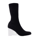 Boots Alexander McQueen sort læder