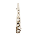 Pendientes facetados Pave Alexander McQueen Tono plateado