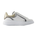 Oversized sneakers Alexander Mcqueen leer wit/vanille
