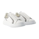 Oversized sneakers Alexander Mcqueen leer wit/vanille