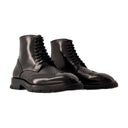 Laced ankelstøvler Alexander McQueen læder sort