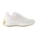 Sprint runner sneakers Alexander McQueen læder hvid