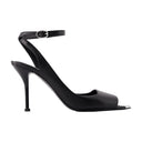 Punk Sandals Alexander Mcqueen Leather Black/Silver