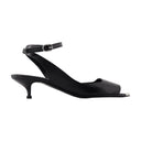 Punk -sandalen Alexander McQueen leer zwart/zilver