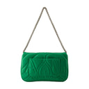 The Seal Crossbody Bag Alexander Mc Queen Leather Green