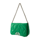 The Seal Crossbody Bag Alexander Mc Queen Leather Green