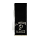 Varsity Logo Skul Scarf Alexander Mcqueen Wool Black/Ivory
